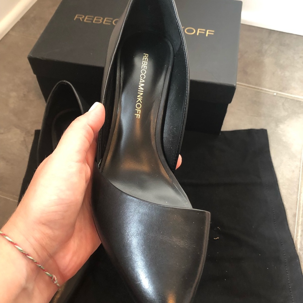 Rebecca Minkoff Classic Black Heels - Picture 3 of 13
